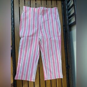 Primark Pink and White Striped Pants